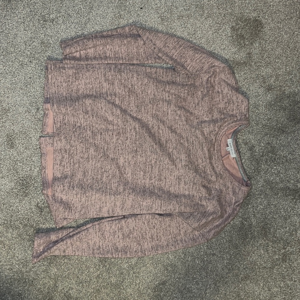 Rose & olive long sleeve sweater
